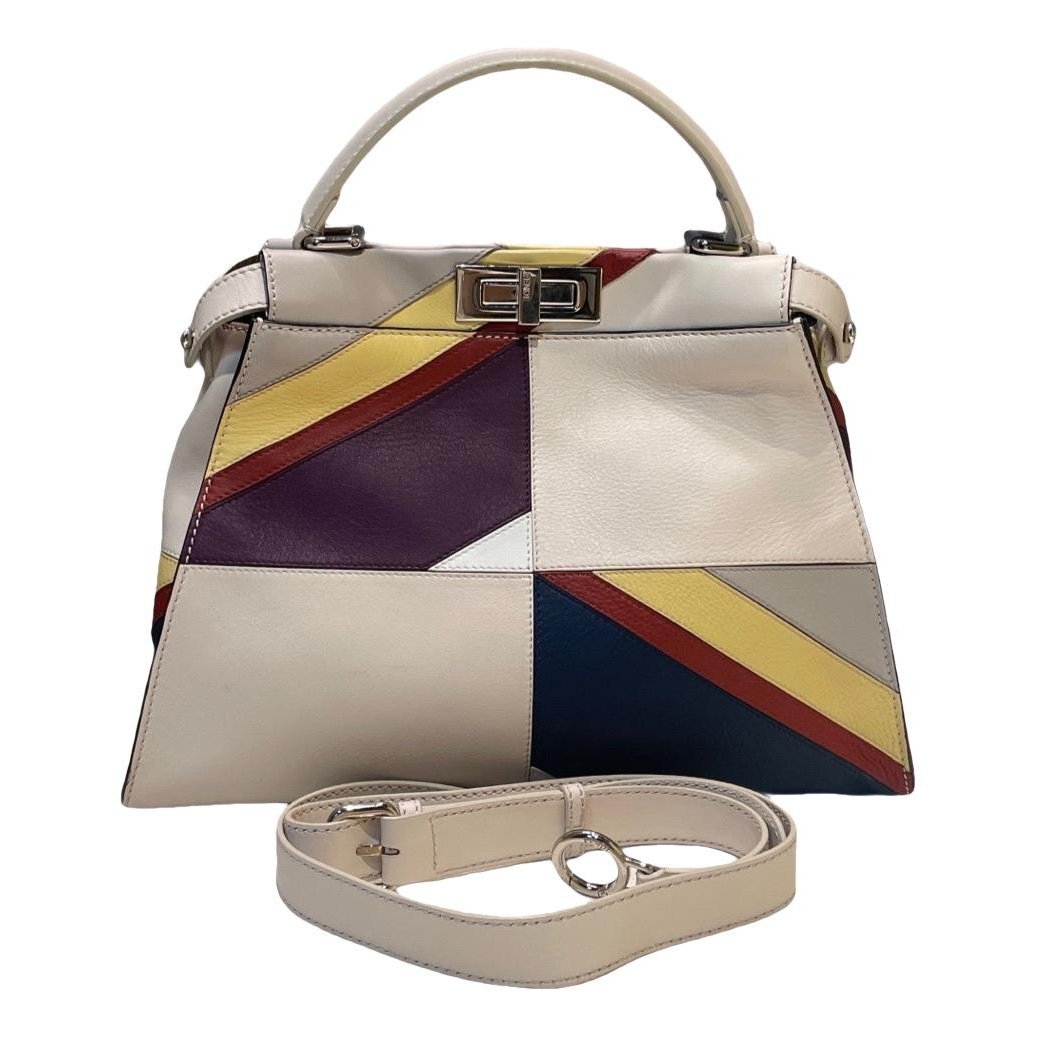 Peekaboo leather handbag