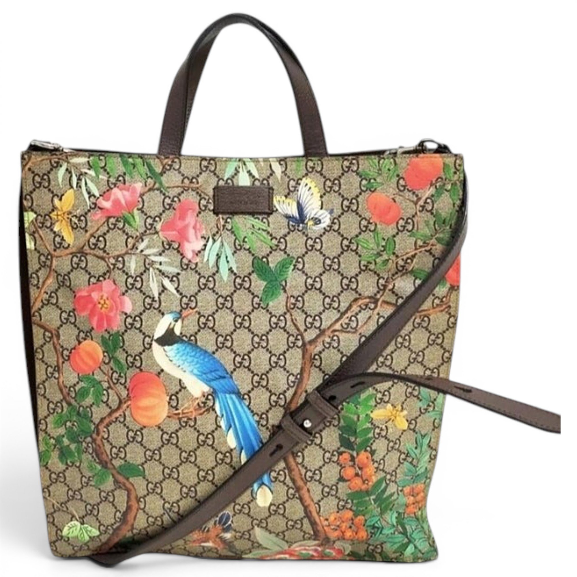 Leather tote