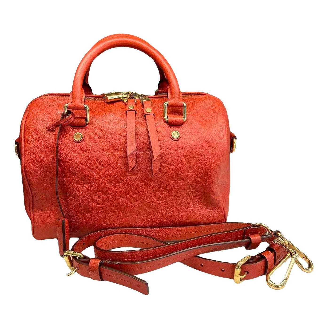 Speedy leather handbag