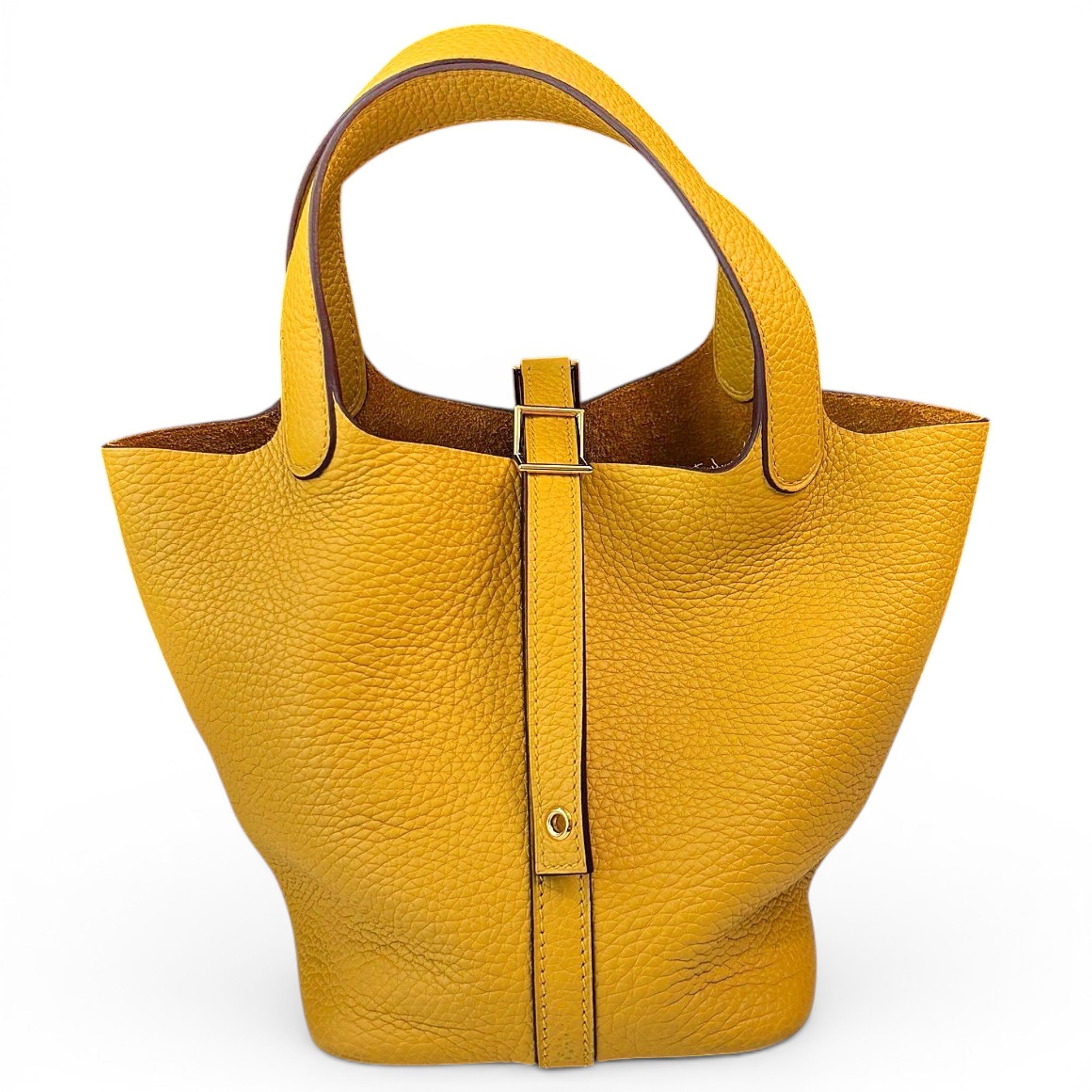 Picotin leather handbag