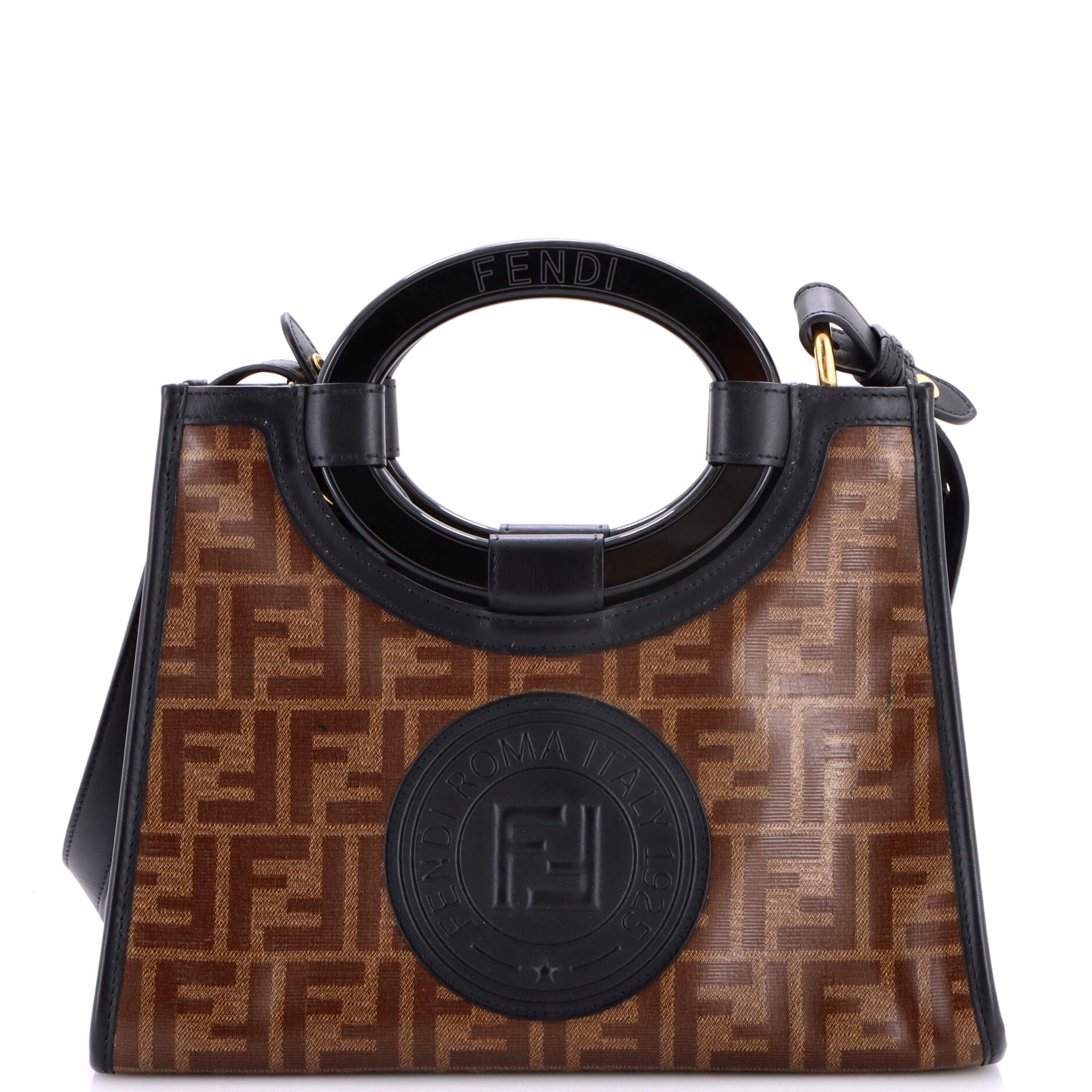 Runaway Shopper Tote Zucca Coated Canvas Small