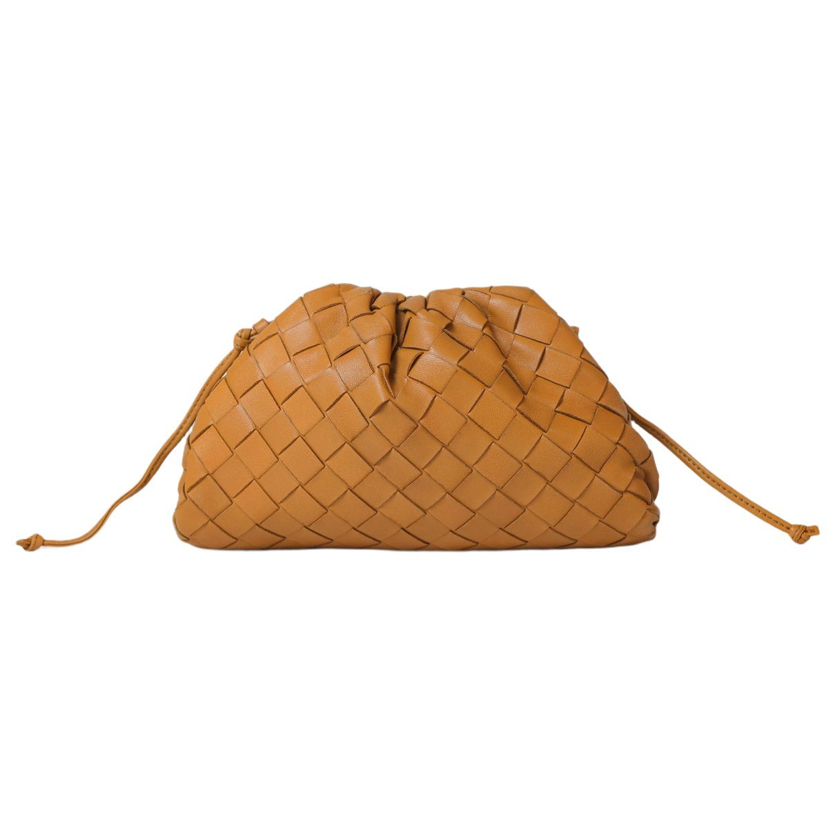 Pouch leather handbag