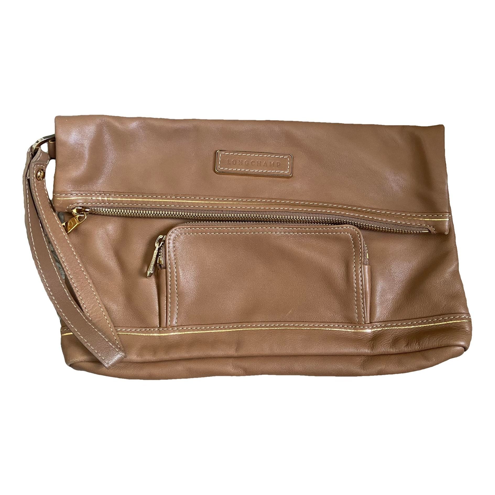 Longchamp Leather clutch bag