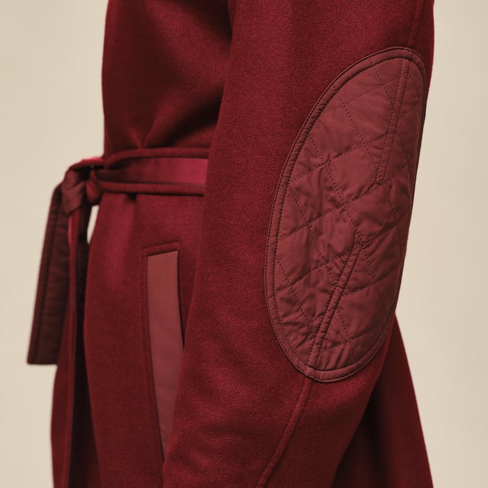 Rouge Carmin Reversible Coat