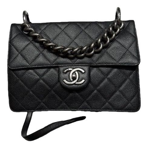 Trendy CC Flap leather handbag
