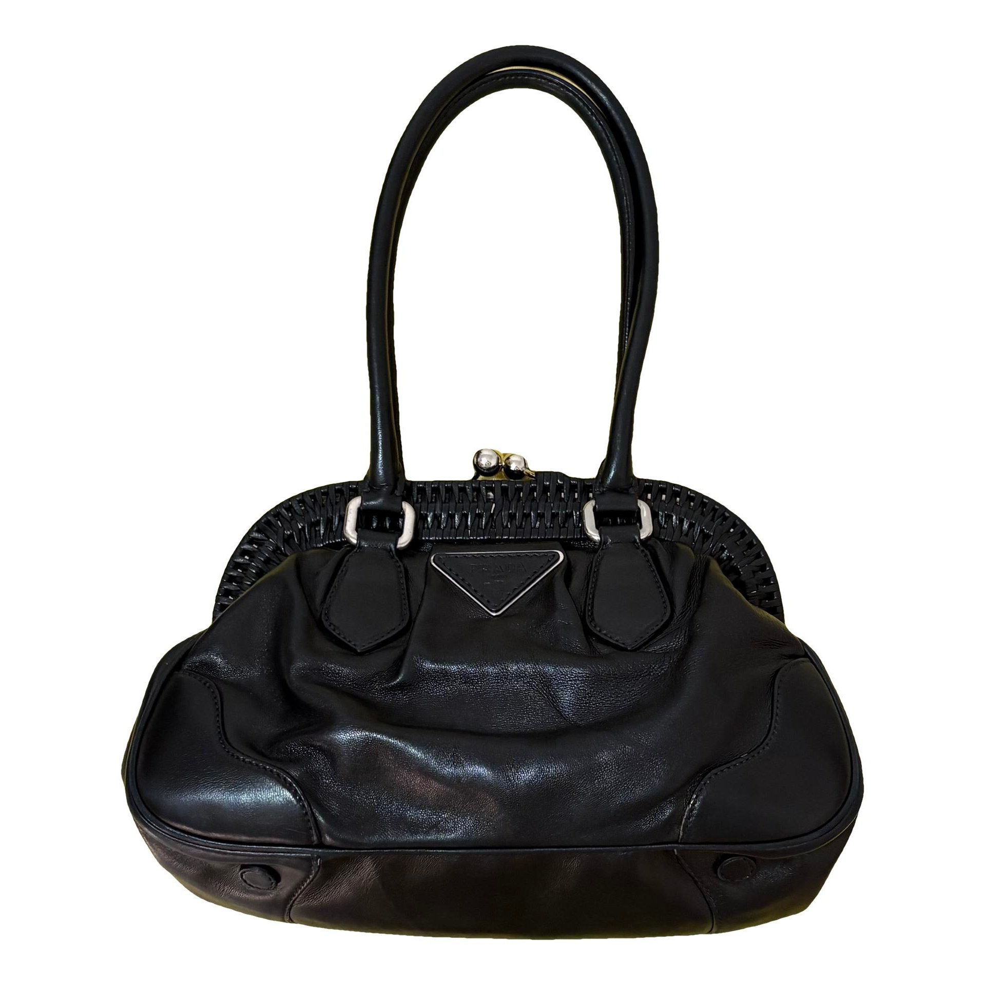 Leather handbag