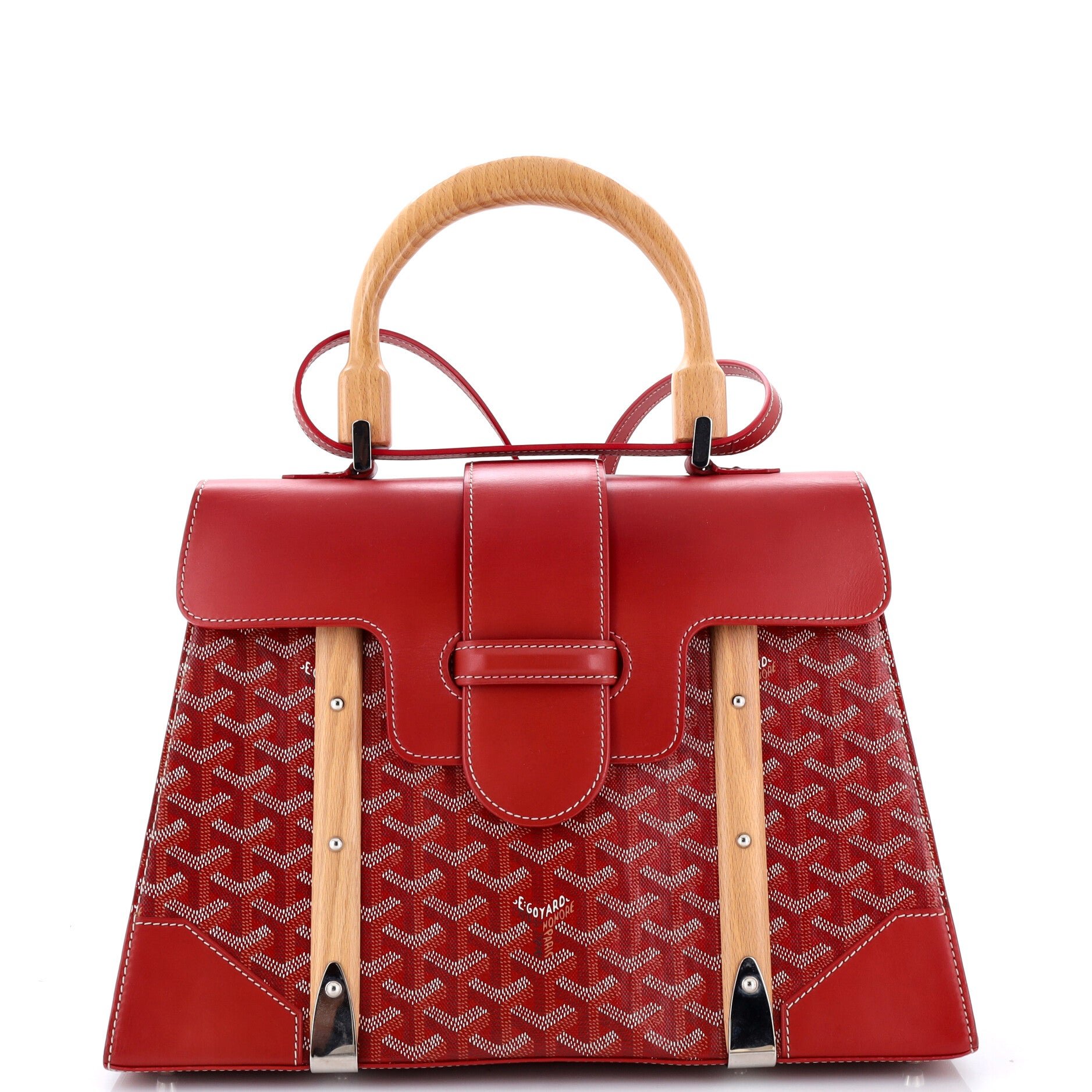 Saigon Top Handle Bag Coated Canvas with Leather MM