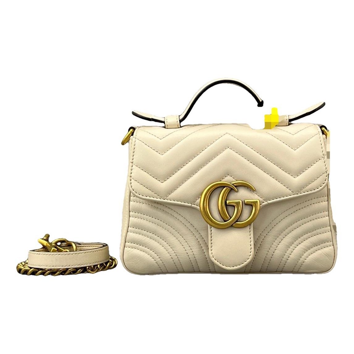 GG Marmont Flap leather bag