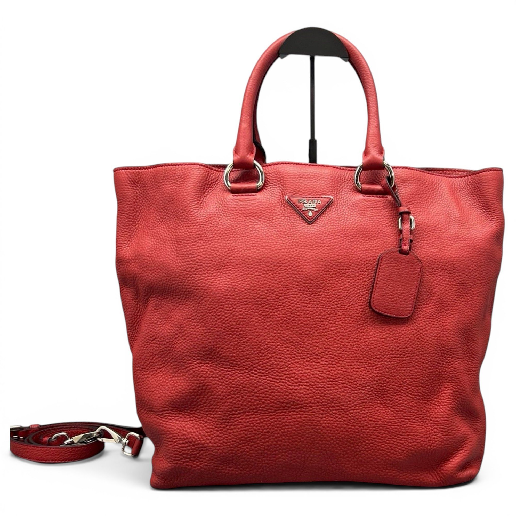 Leather tote