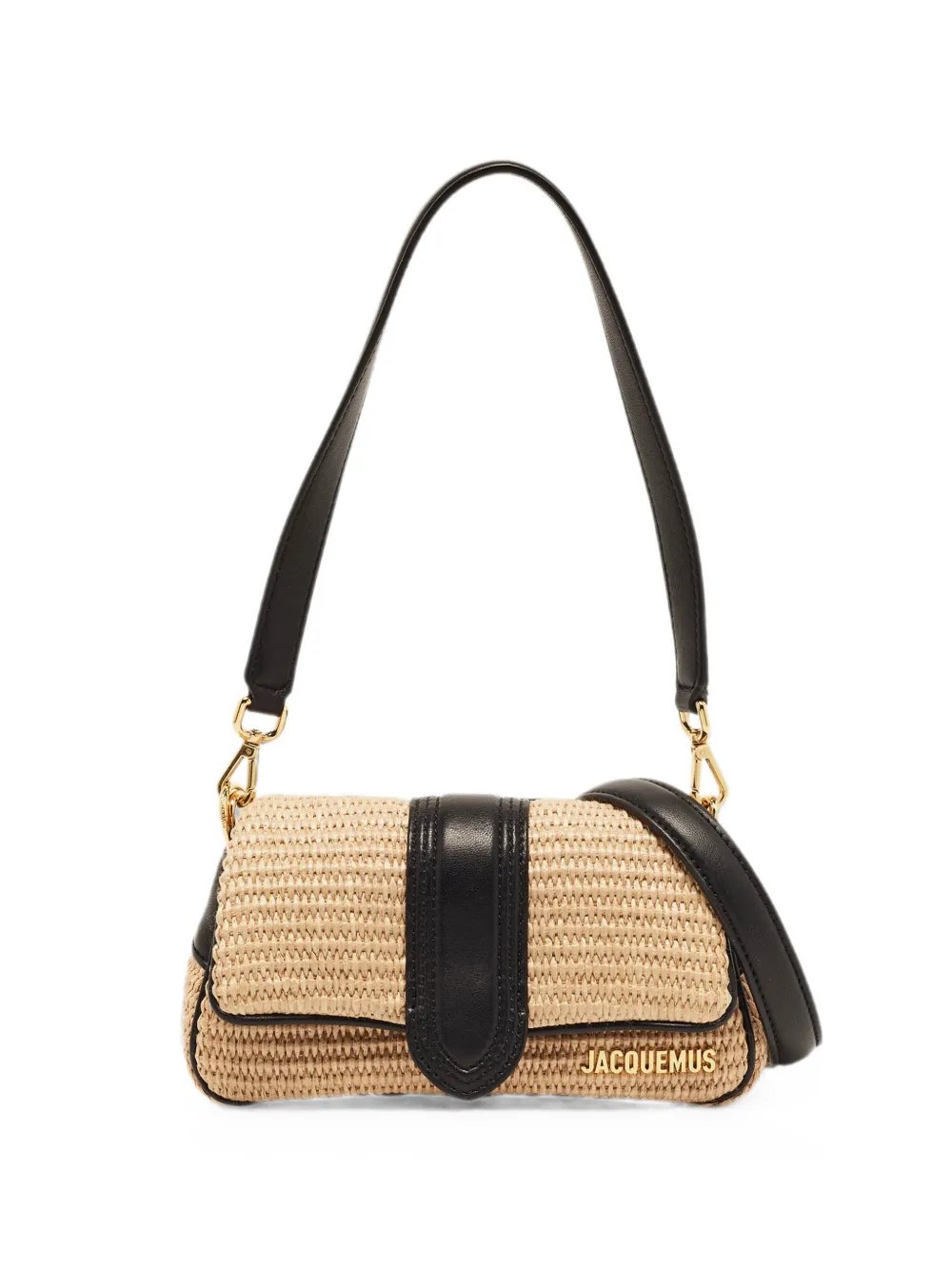 Bambimou Le Petit raffia shoulder bag