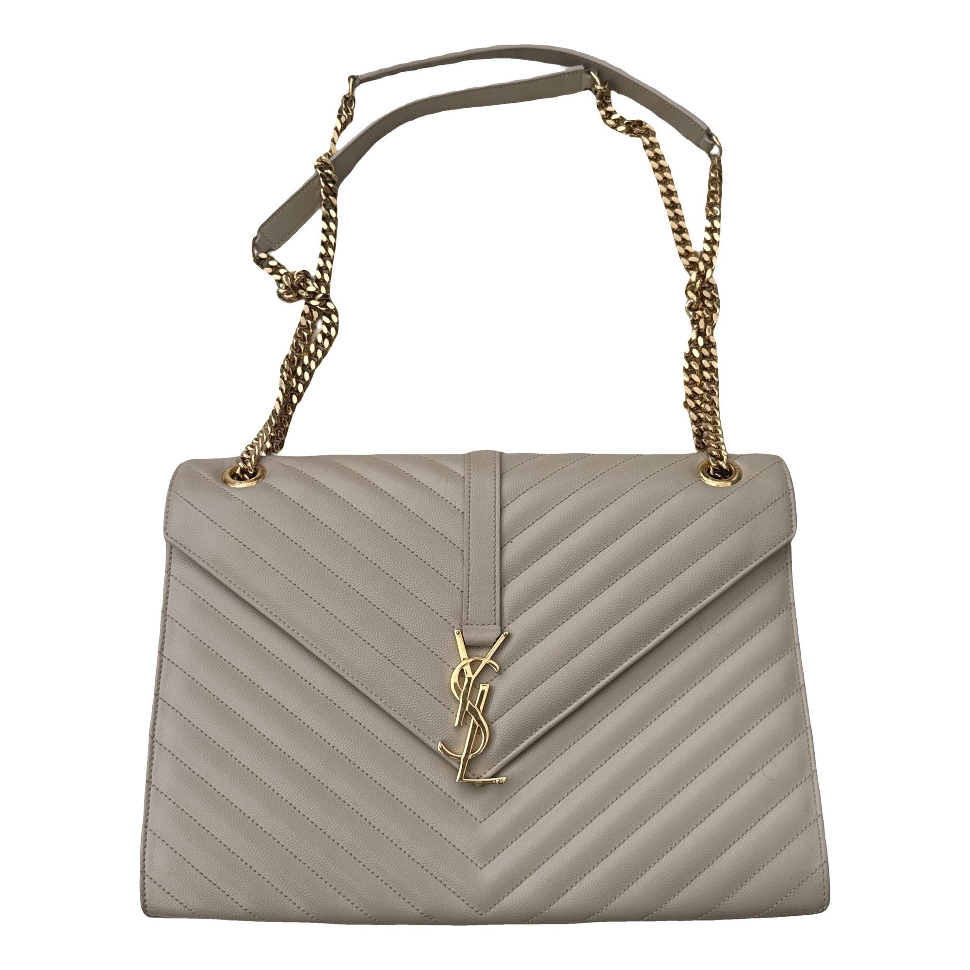 Collége monogramme leather handbag