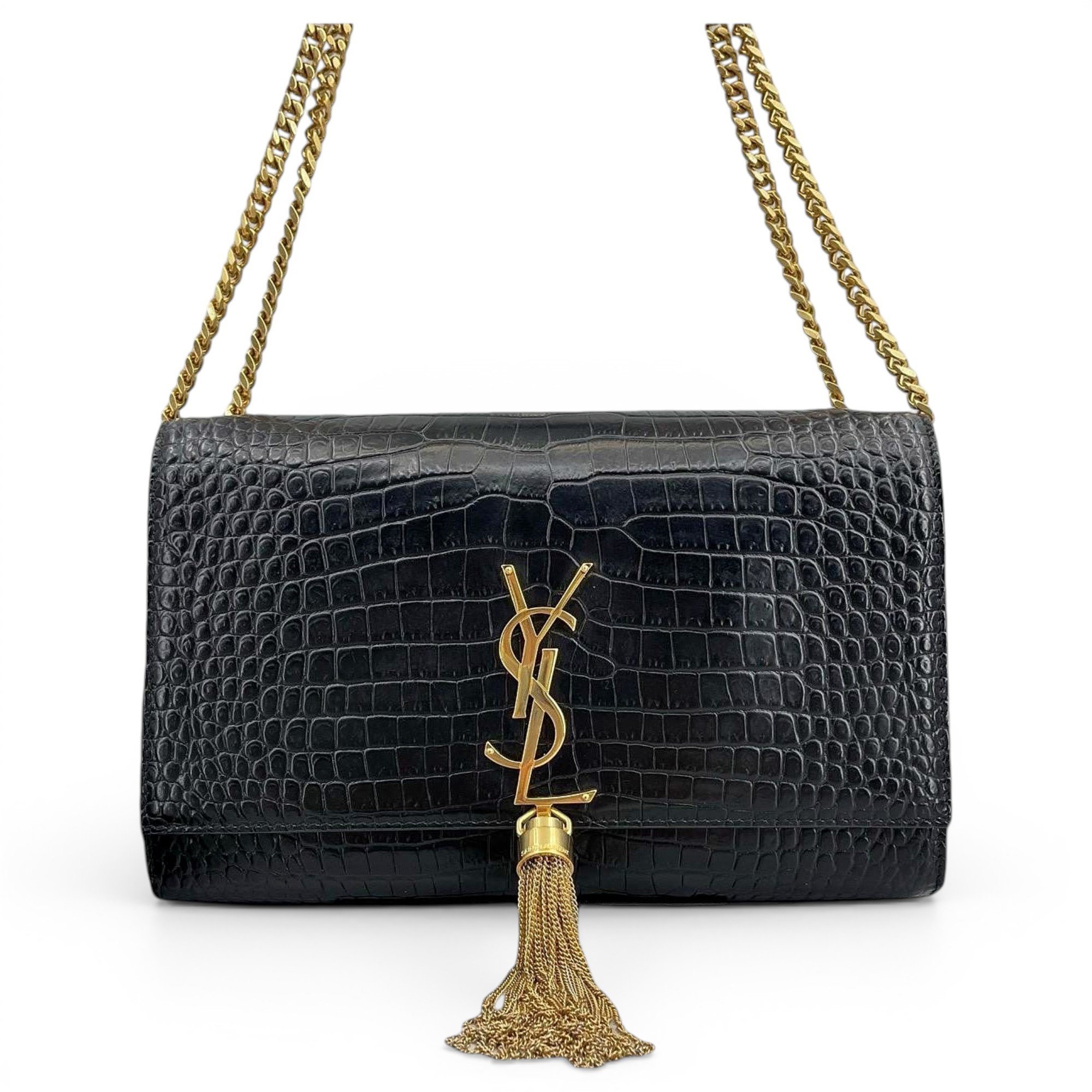 Pompom Kate leather handbag