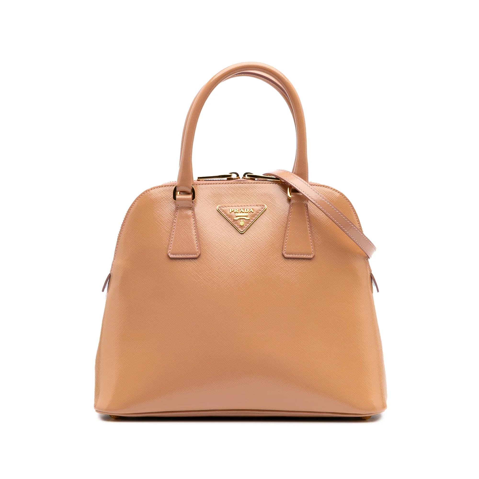 Promenade leather handbag