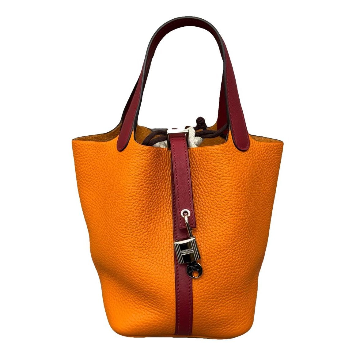 Picotin leather handbag