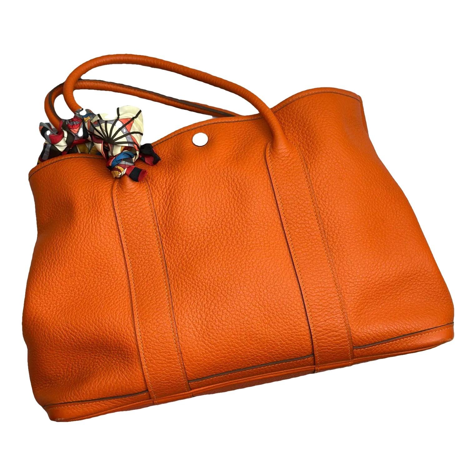 Garden Party leather handbag