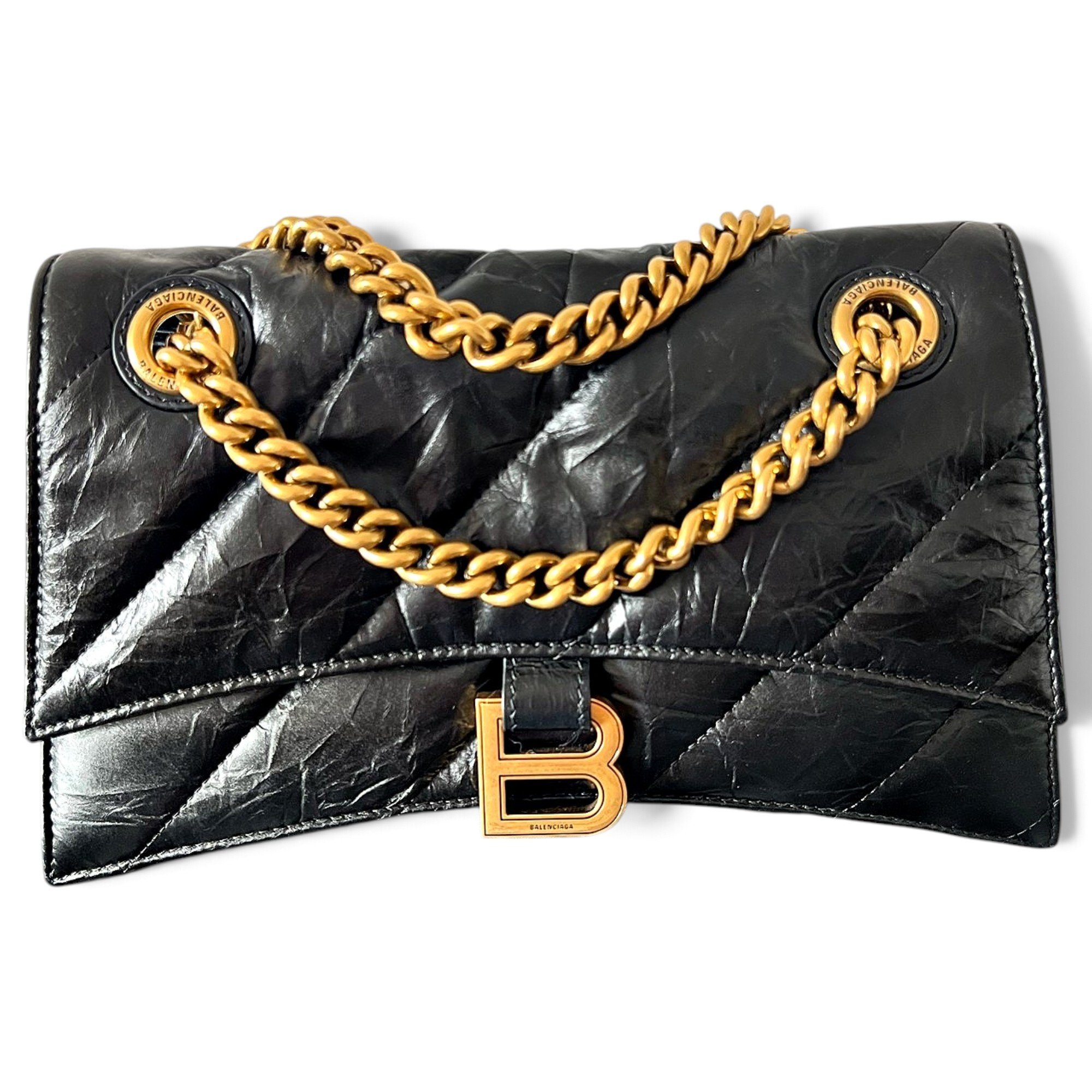 Balenciaga Hourglass leather handbag