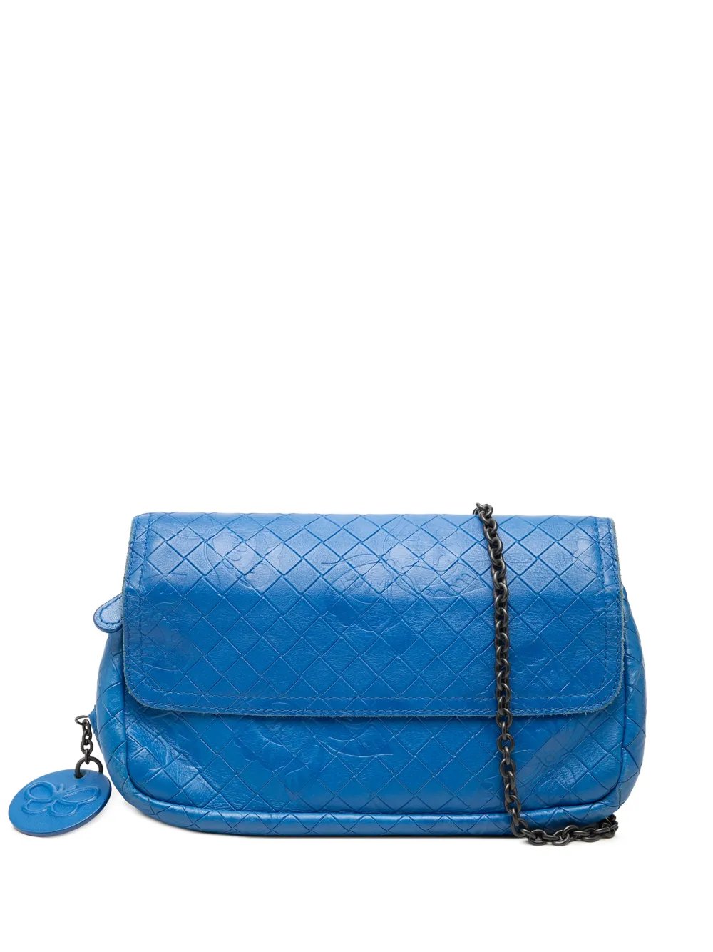 2012-2026 Small Calfskin Intrecciomirage Embossed Butterfly Chain crossbody bag