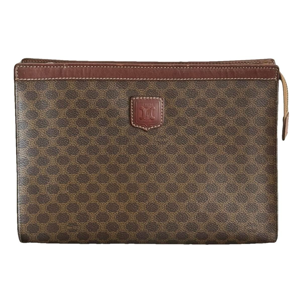 Triomphe Vintage cloth clutch bag
