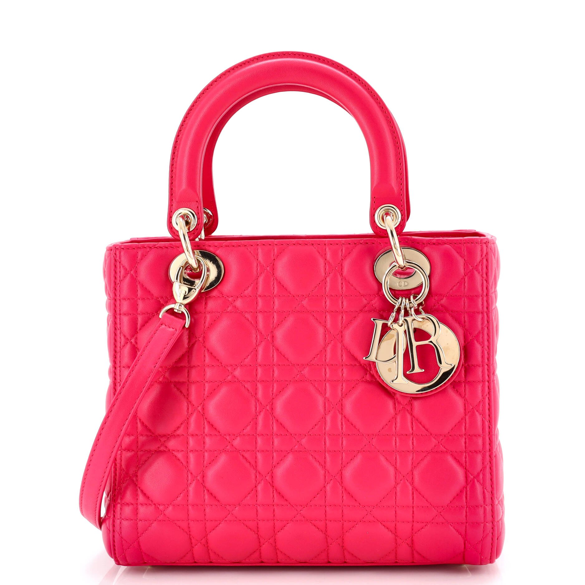 Dior Lady Dior Bag Cannage Quilt Lambskin Medium