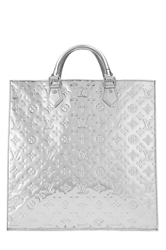 Louis Vuitton Silver Monogram Miroir Sac Plat