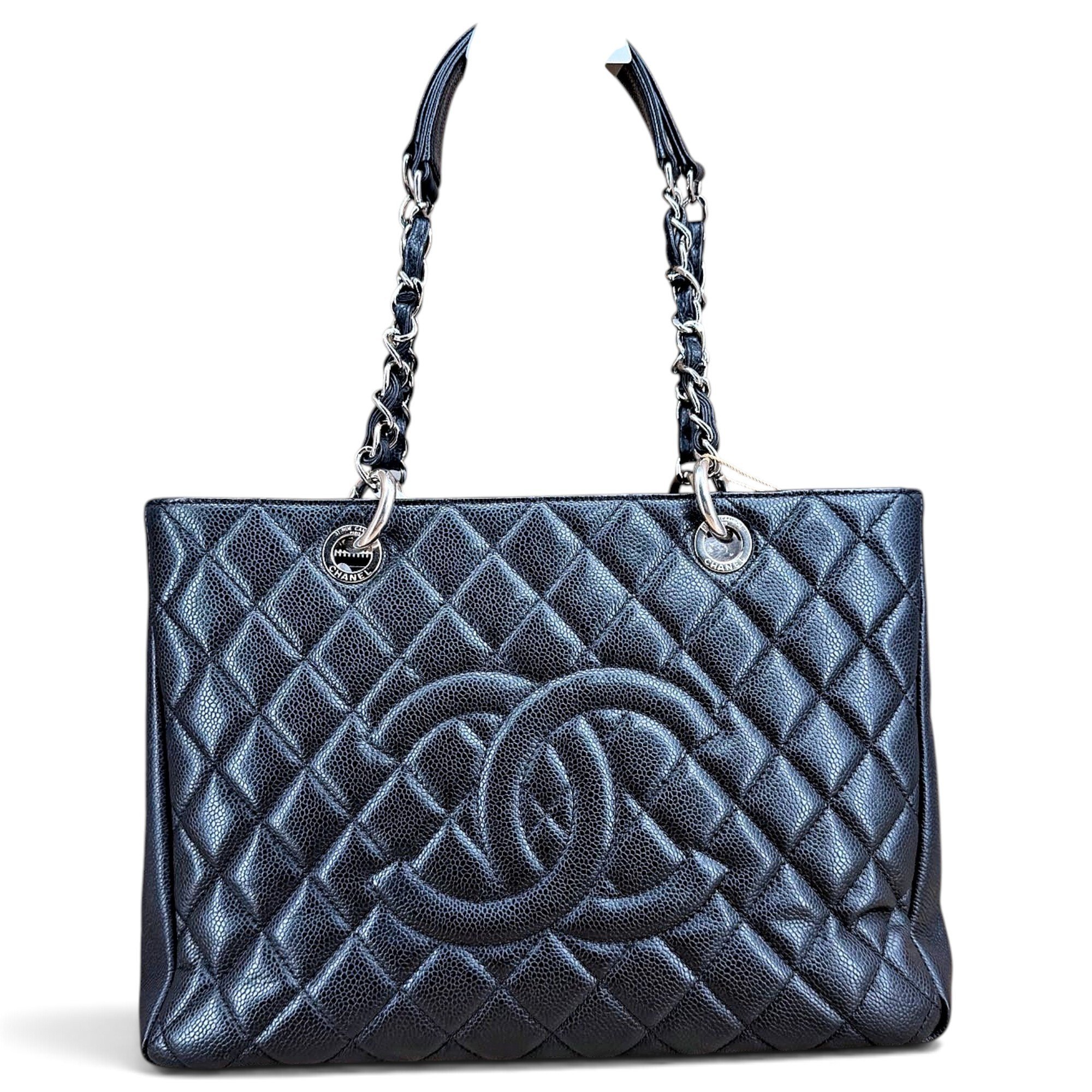 Grand shopping leather tote