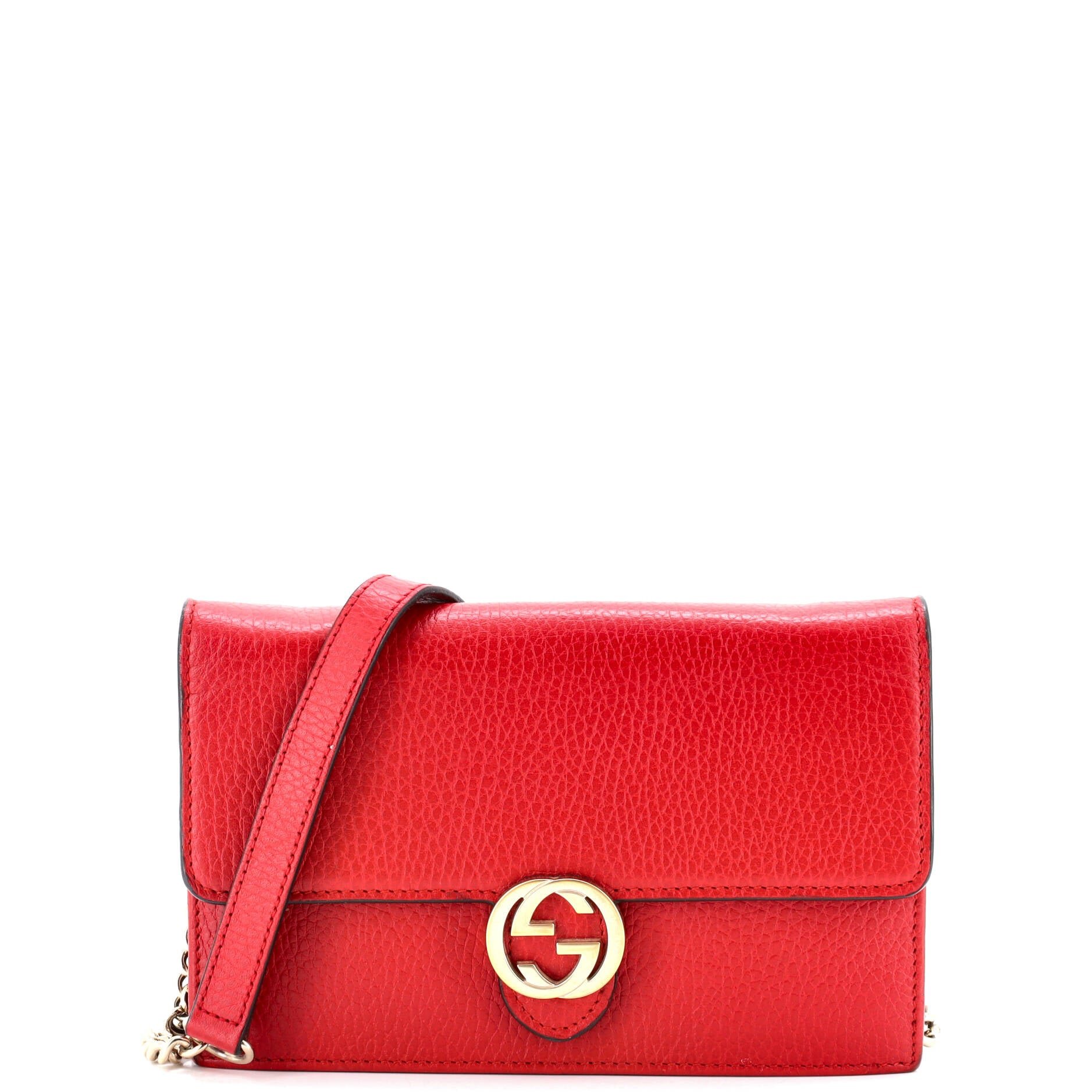 Interlocking Wallet on Chain Leather