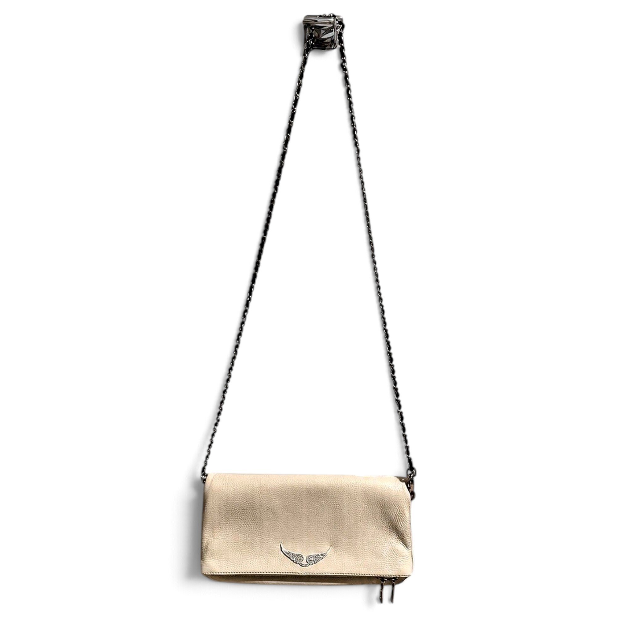 Rock leather crossbody bag