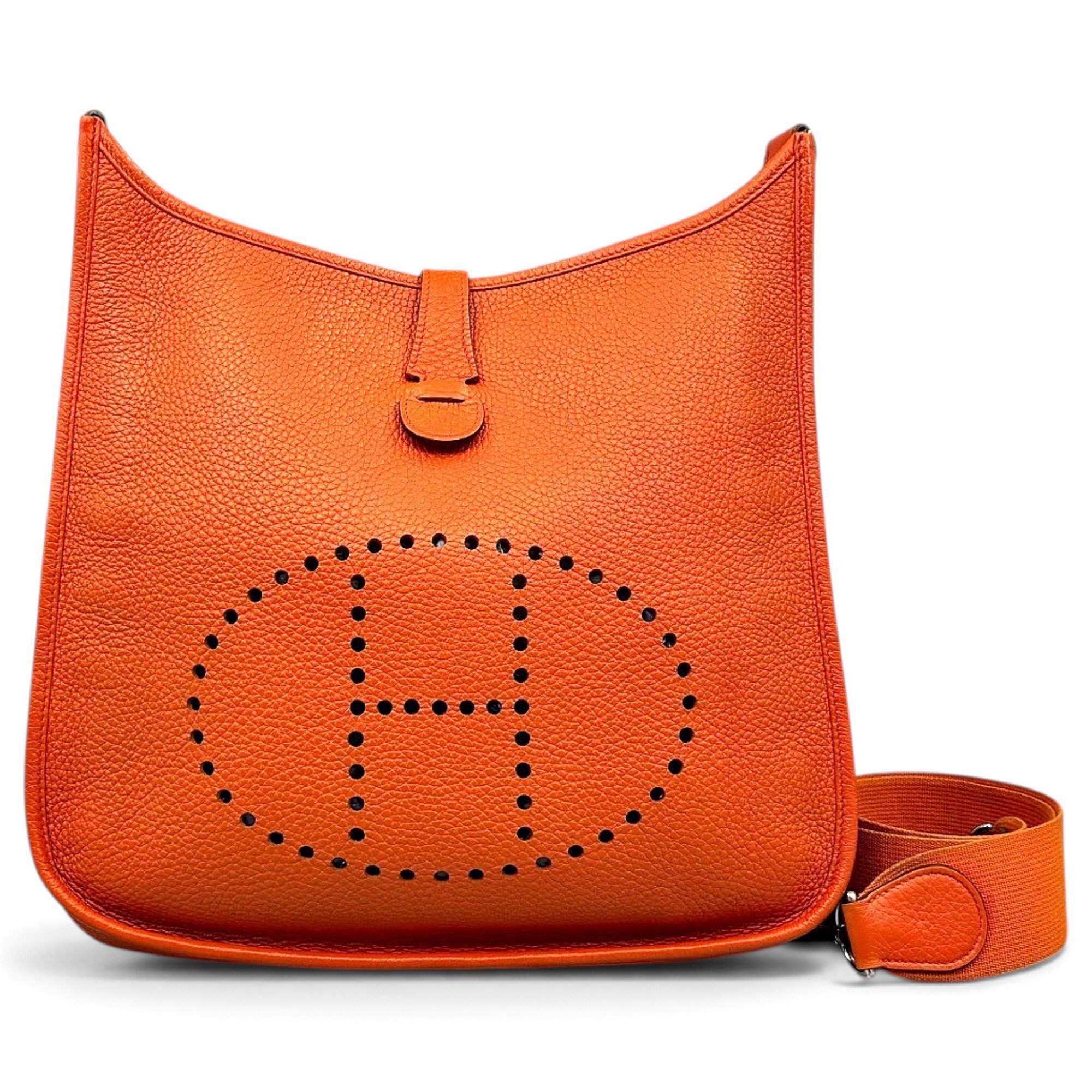Evelyne leather handbag