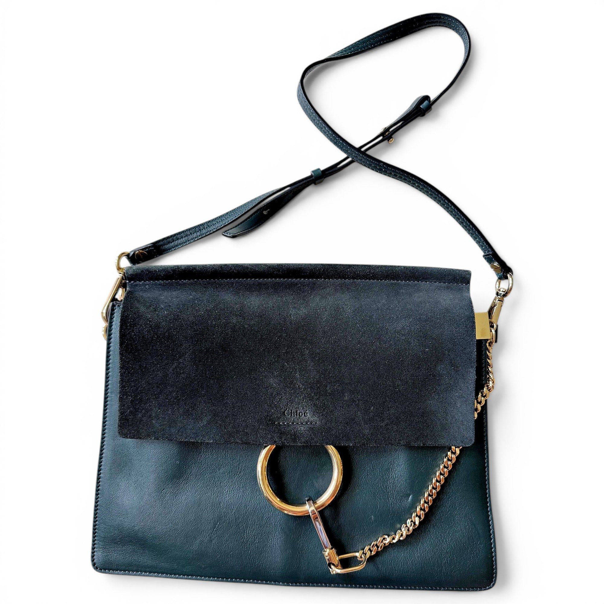 Faye leather handbag