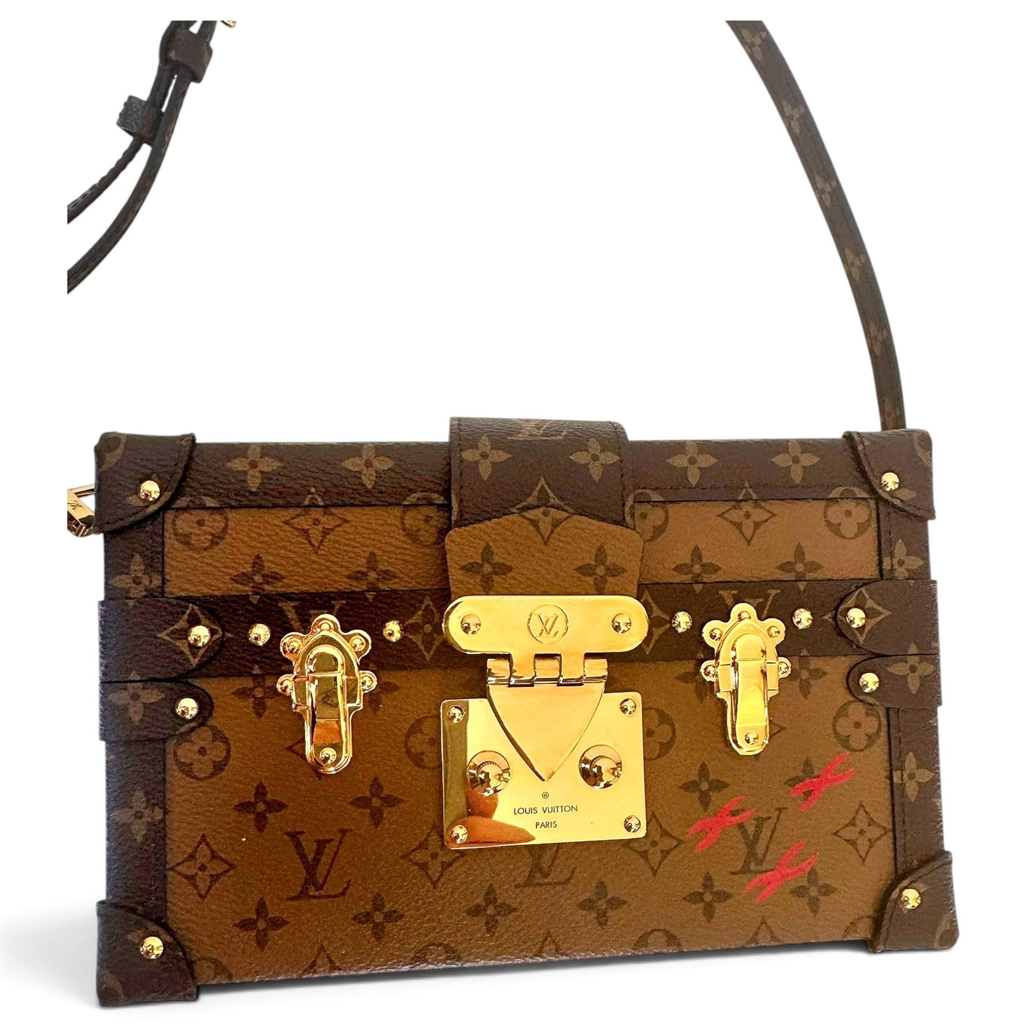 Petite Malle cloth handbag