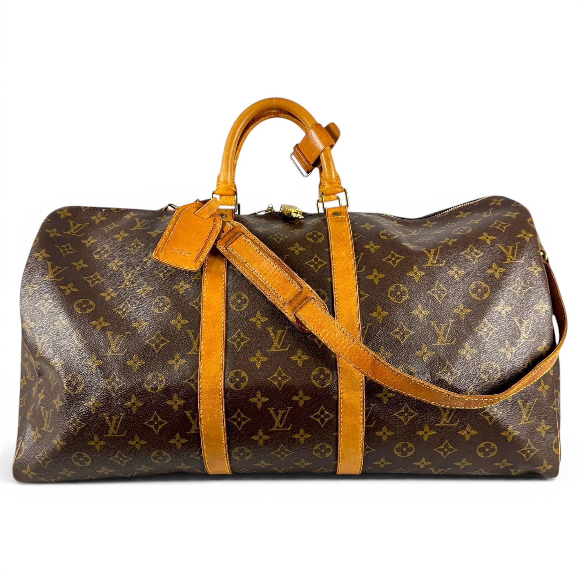 Keepall leather 48h bag
