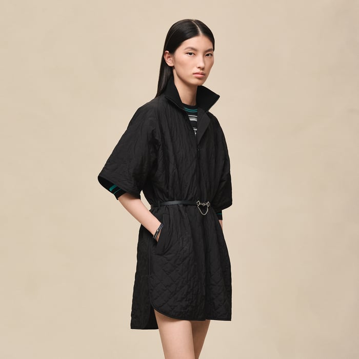 Noir Modular Poncho Jacket