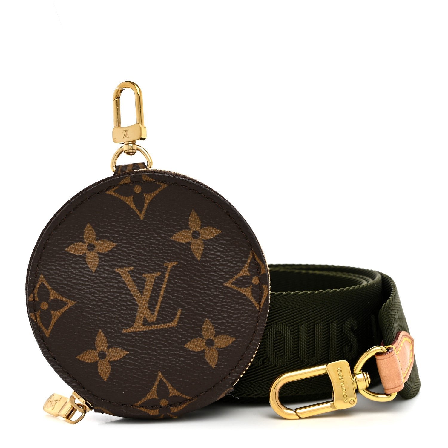 Louis Vuitton Monogram Multi Pochette Accessories Bandouliere Shoulder Strap Kaki