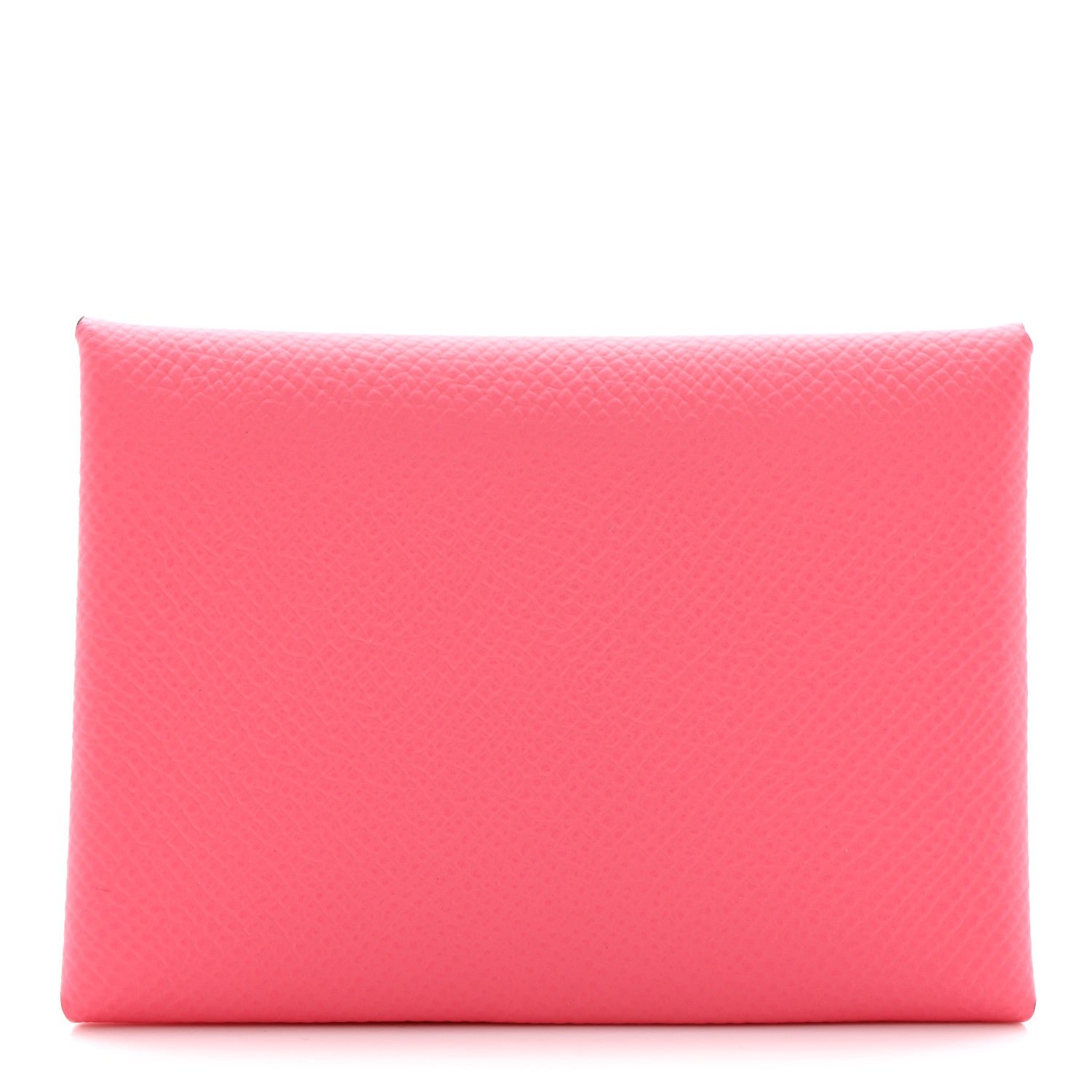 Hermes Epsom Calvi Duo Card Case Rose Azalee