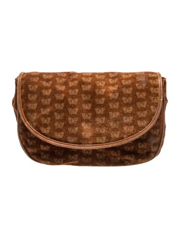 Suede Clutch Vintage