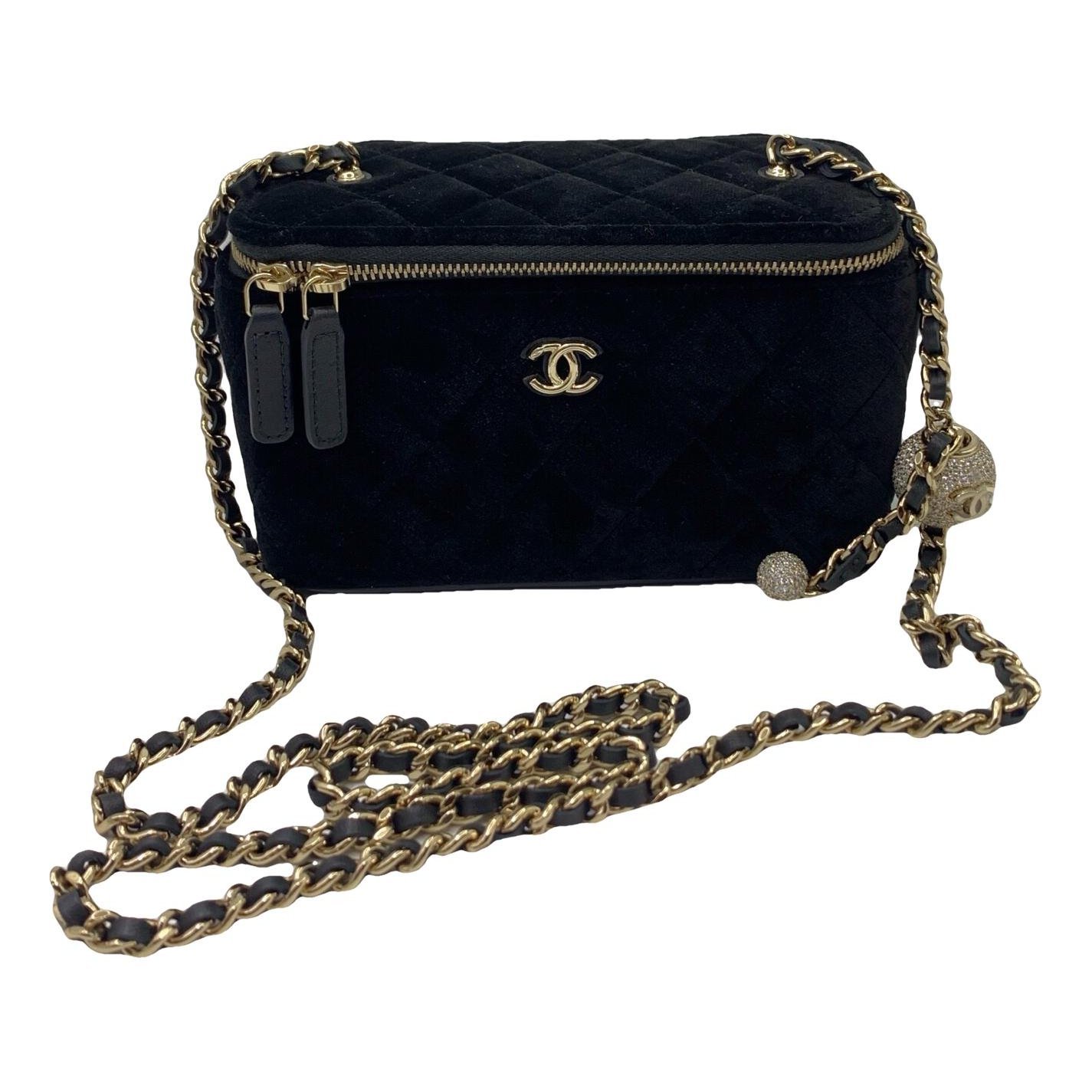 Velvet handbag