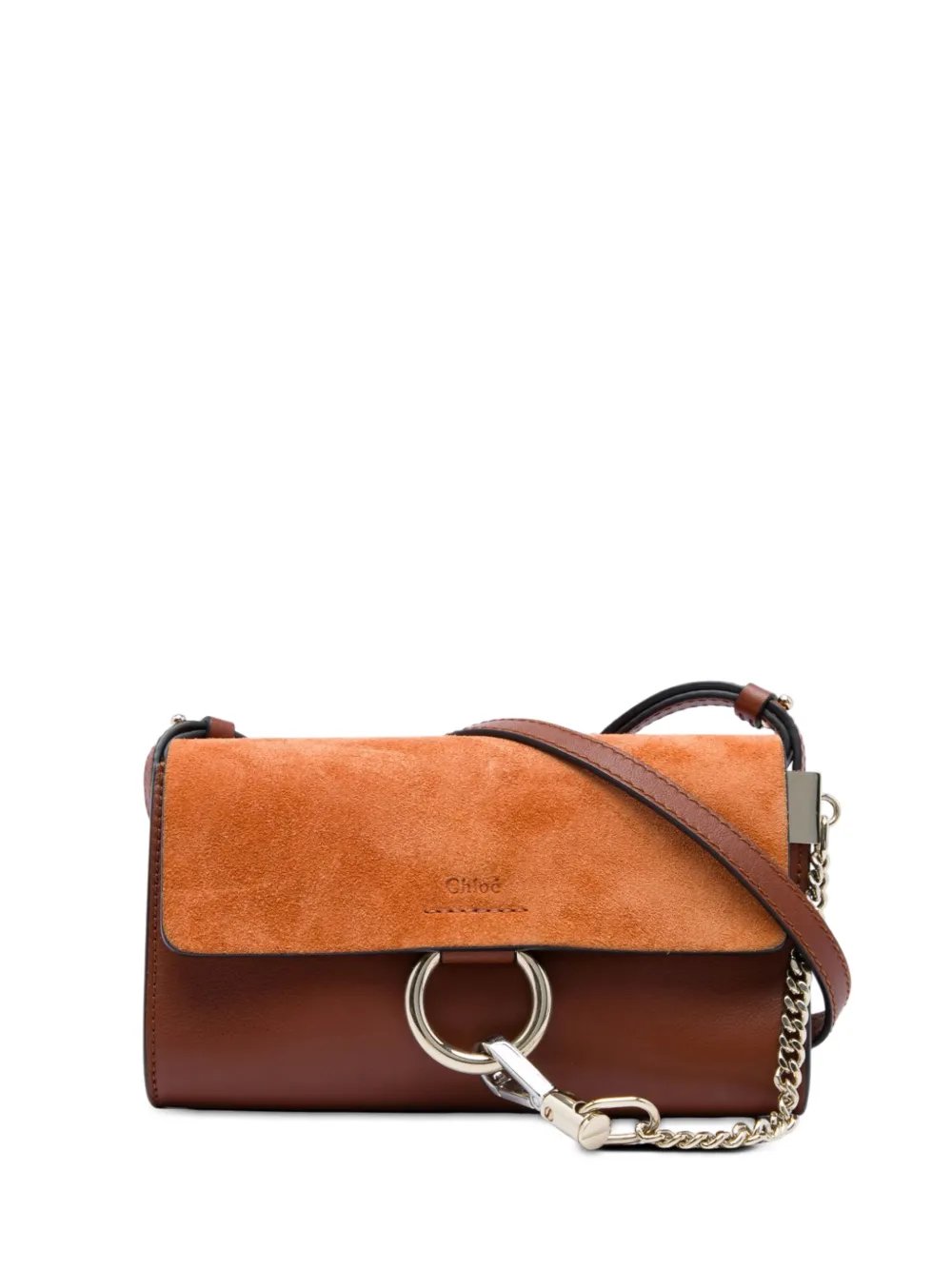 2021-2026 Mini Calfskin and Suede Faye Chain crossbody bag