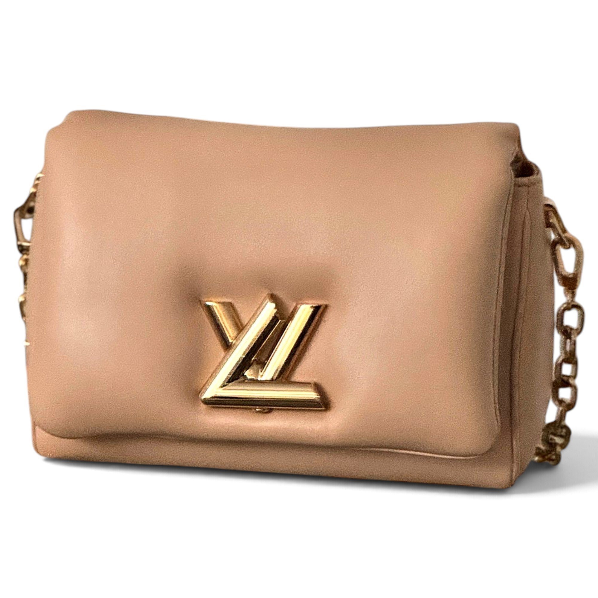 Twist leather crossbody bag