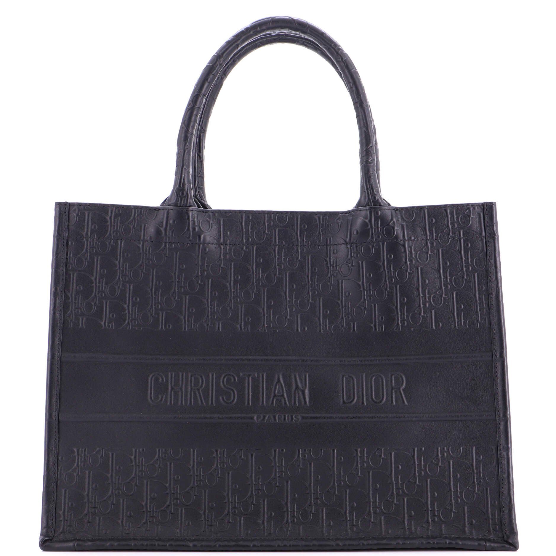 Dior Book Tote Oblique Embossed Calfskin Medium