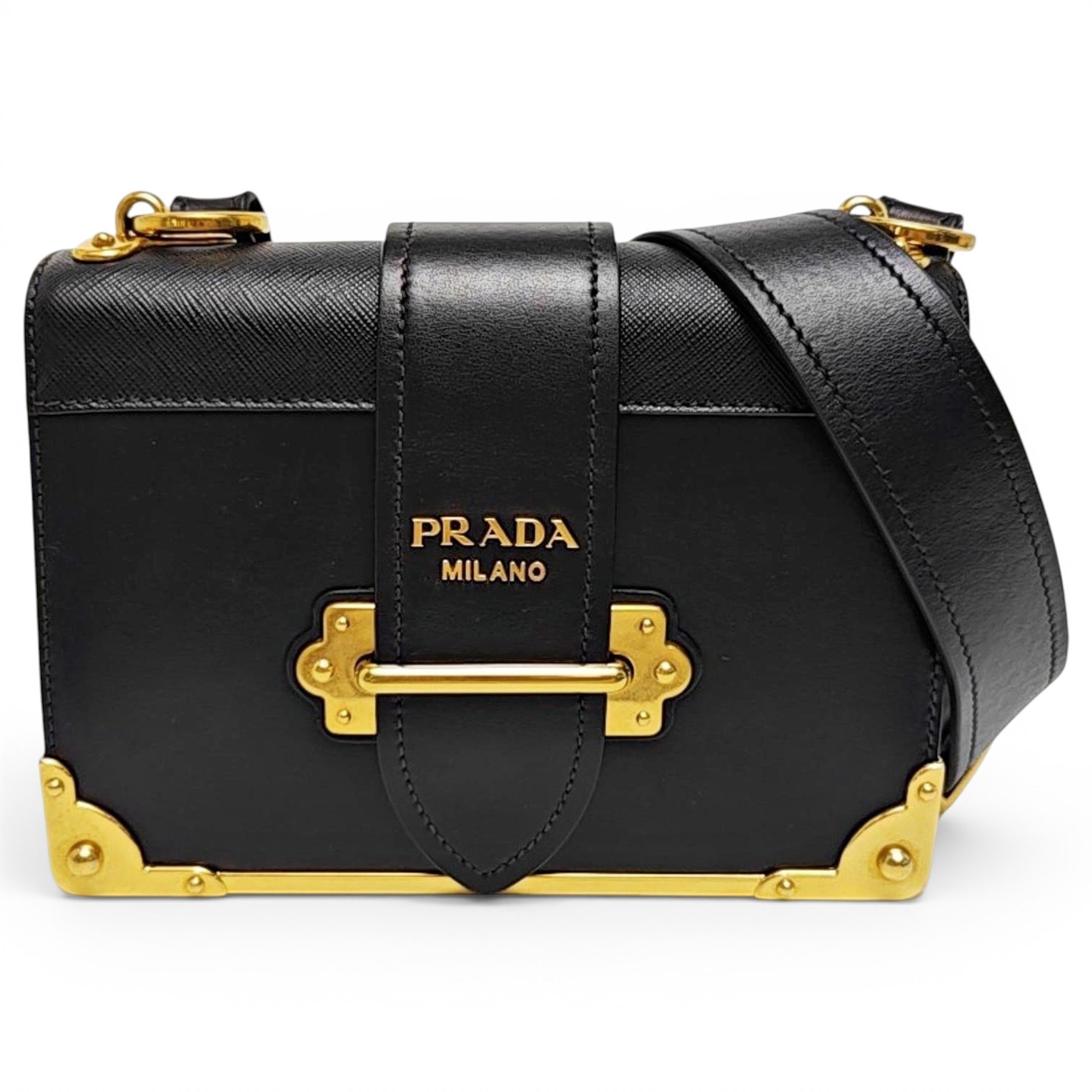 Cahier leather crossbody bag