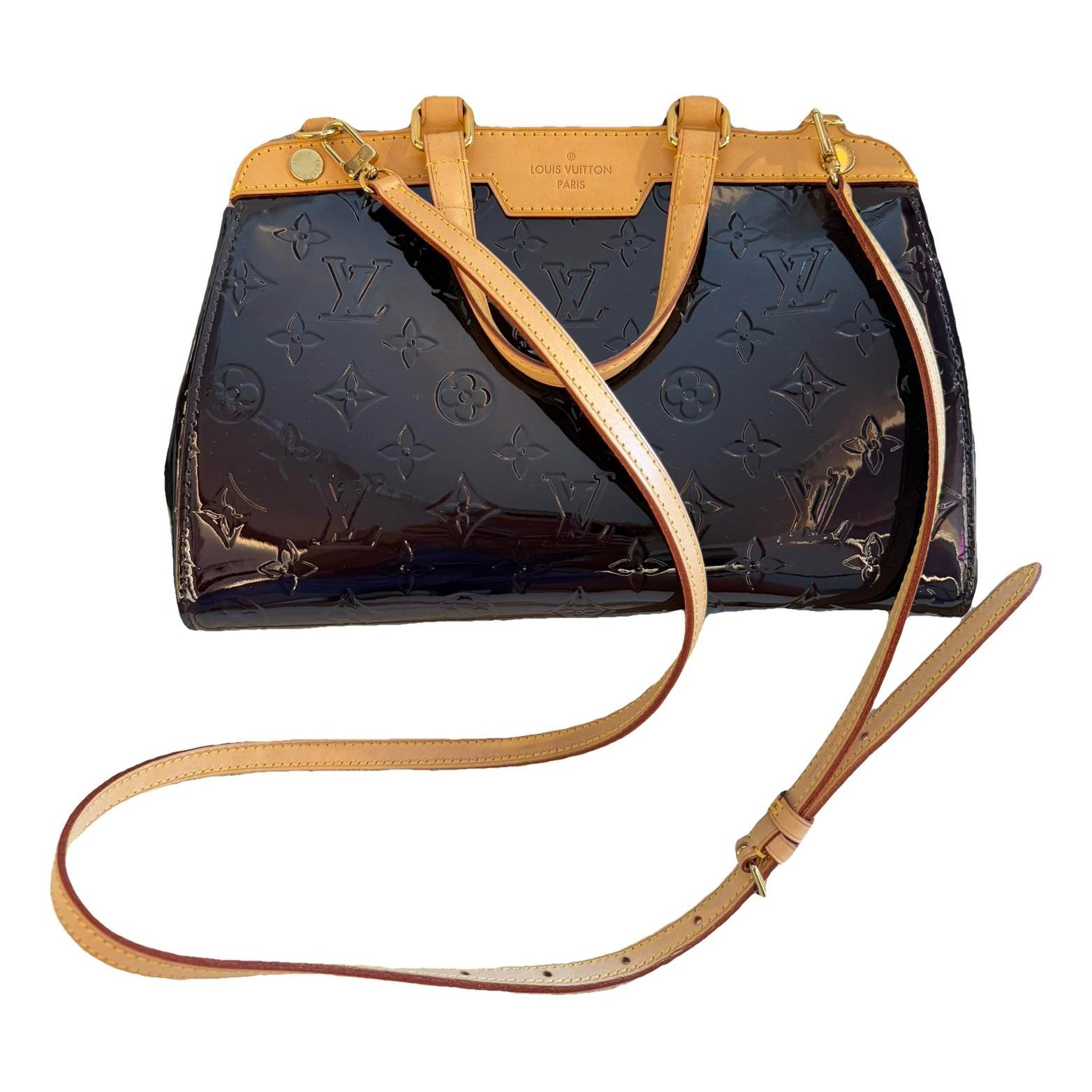 Bréa patent leather handbag