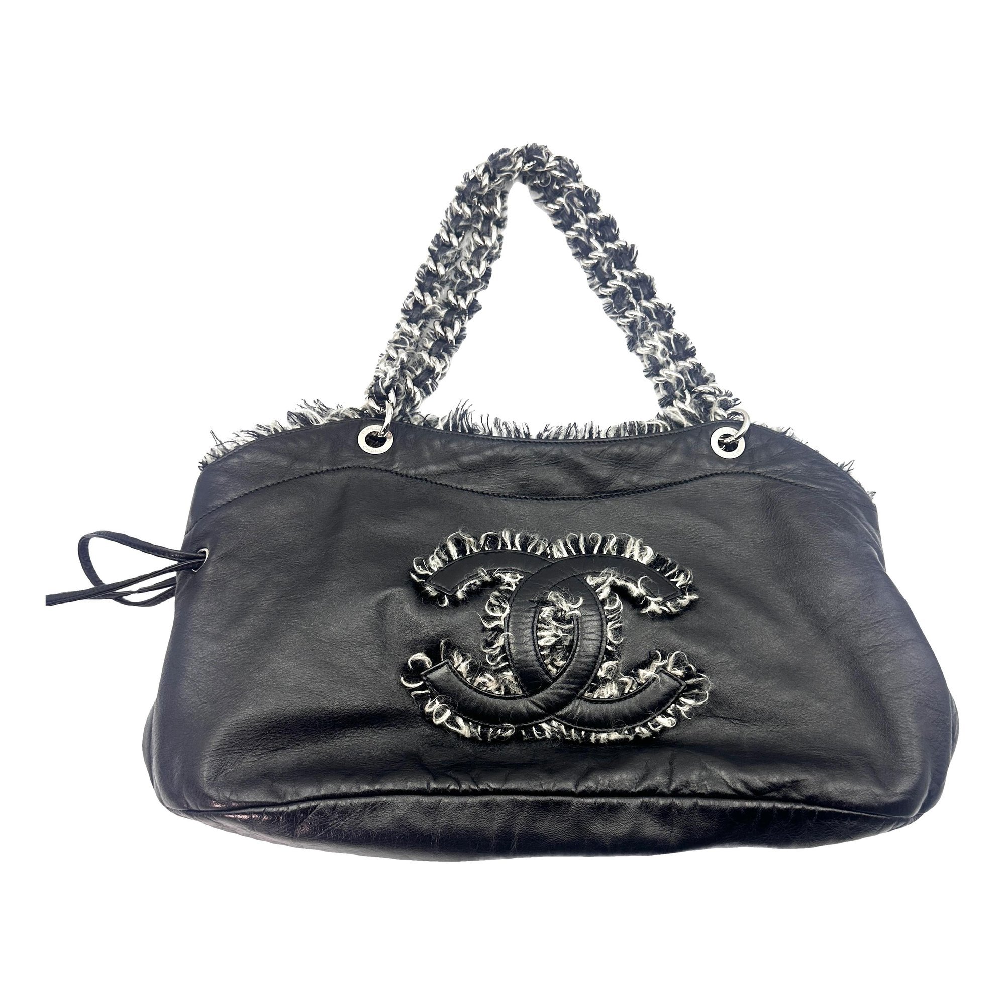 Leather tote
