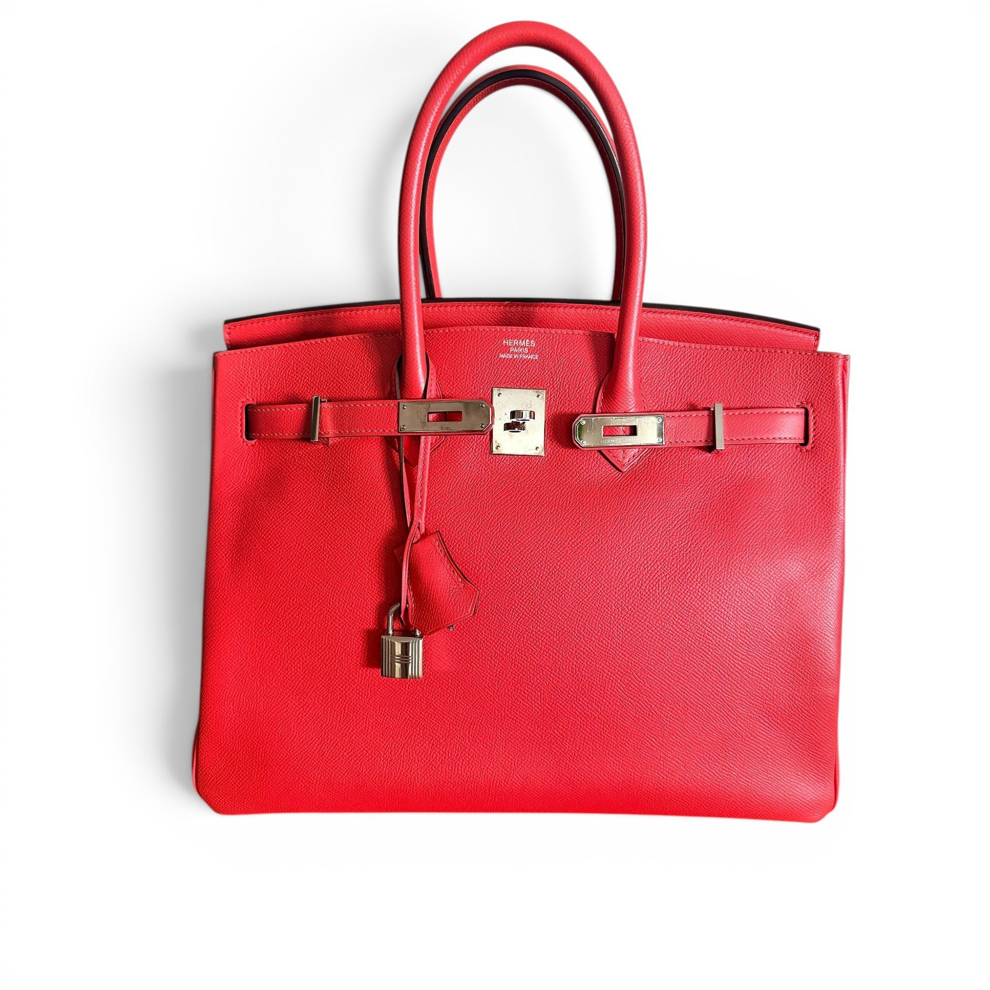 Birkin 35 leather handbag