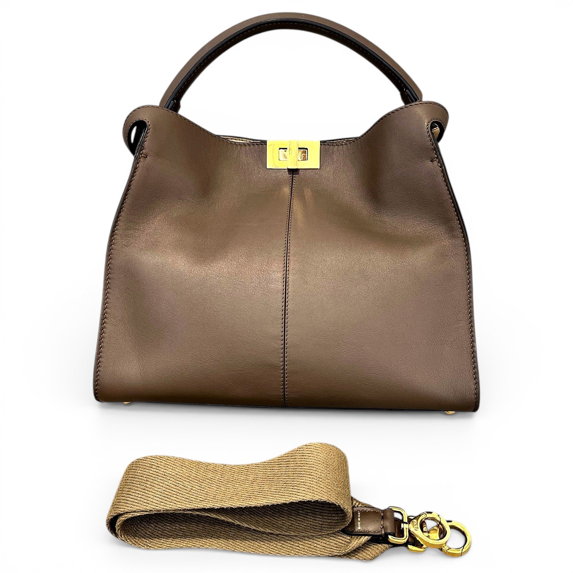 Peekaboo X-Lite leather handbag