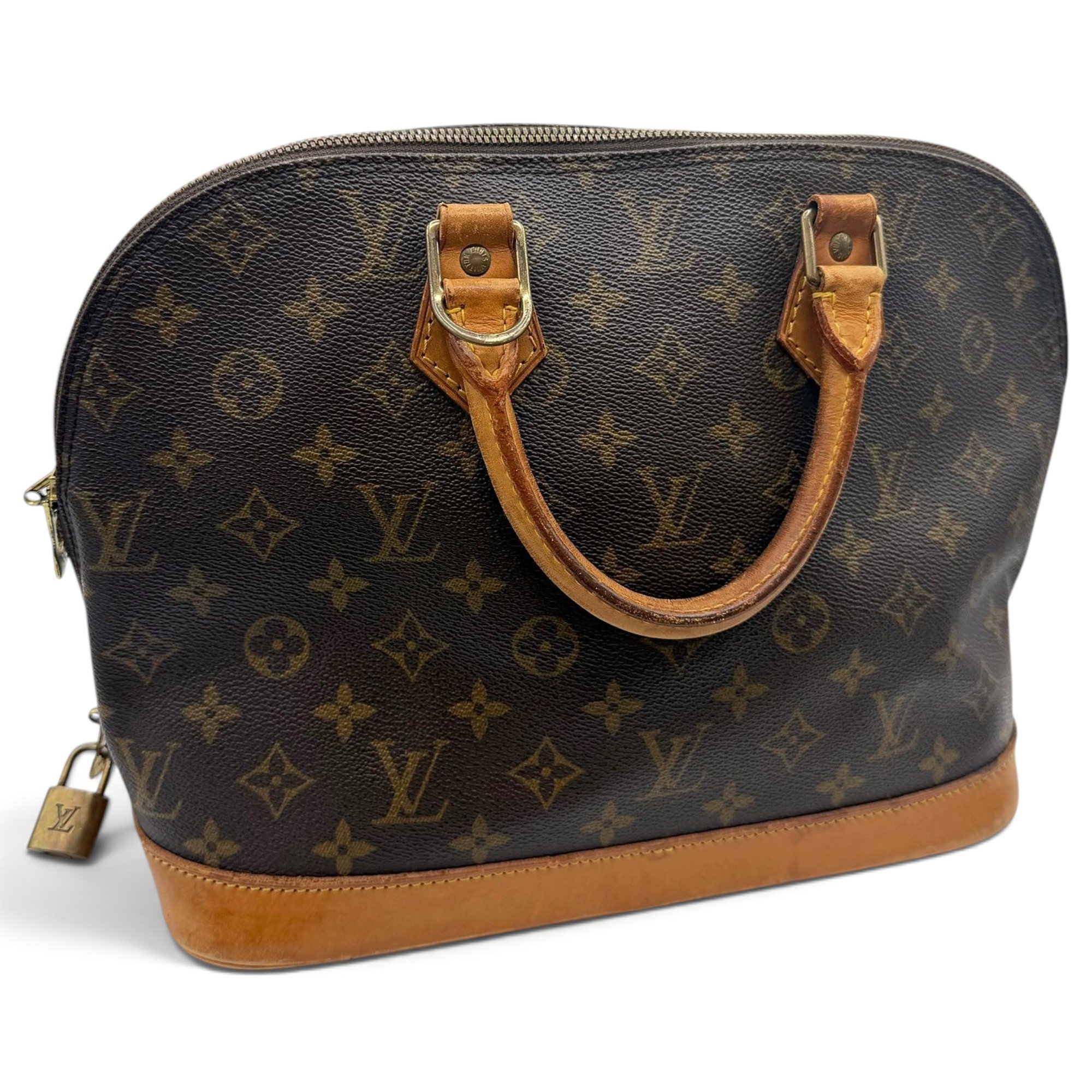 Alma leather handbag