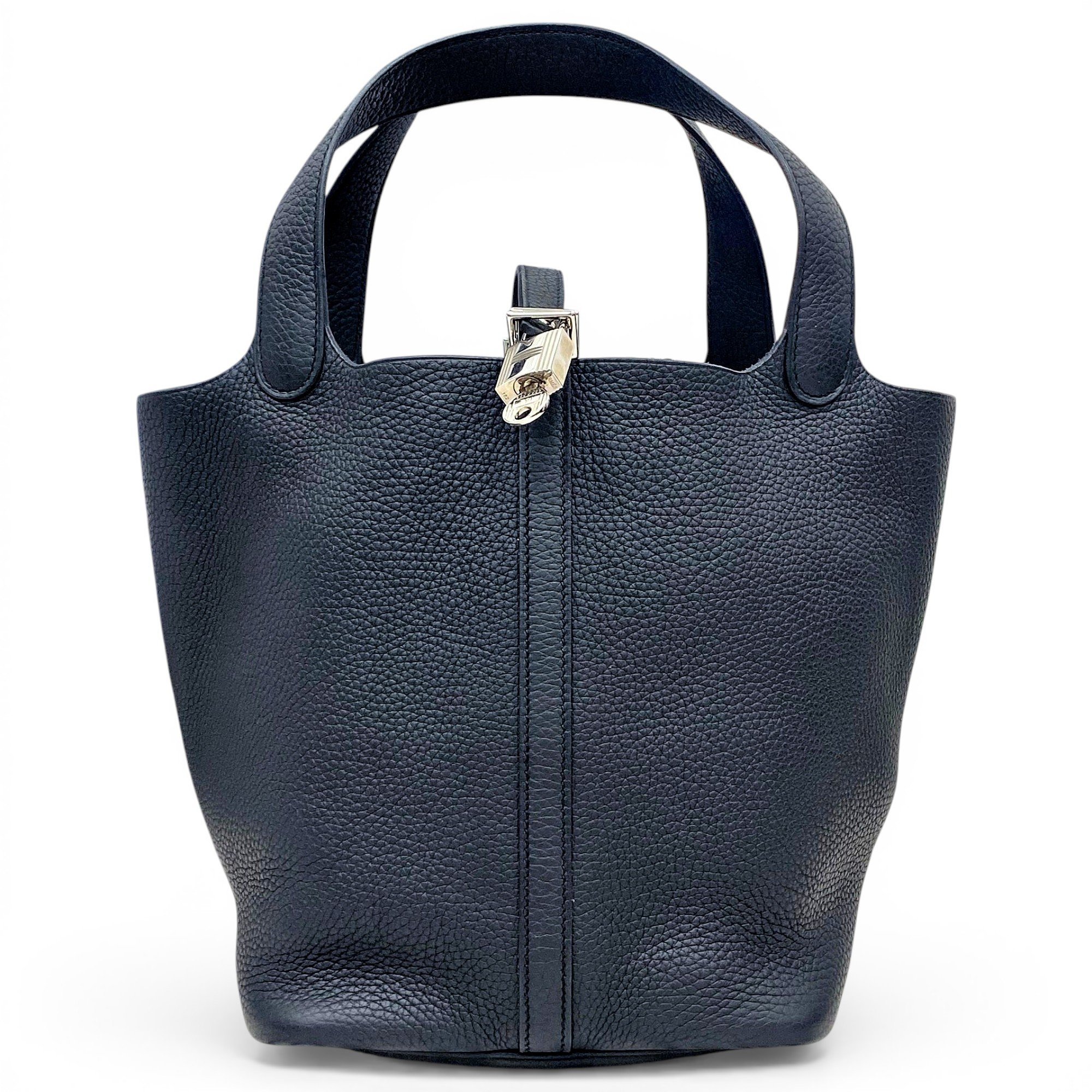 Picotin leather handbag