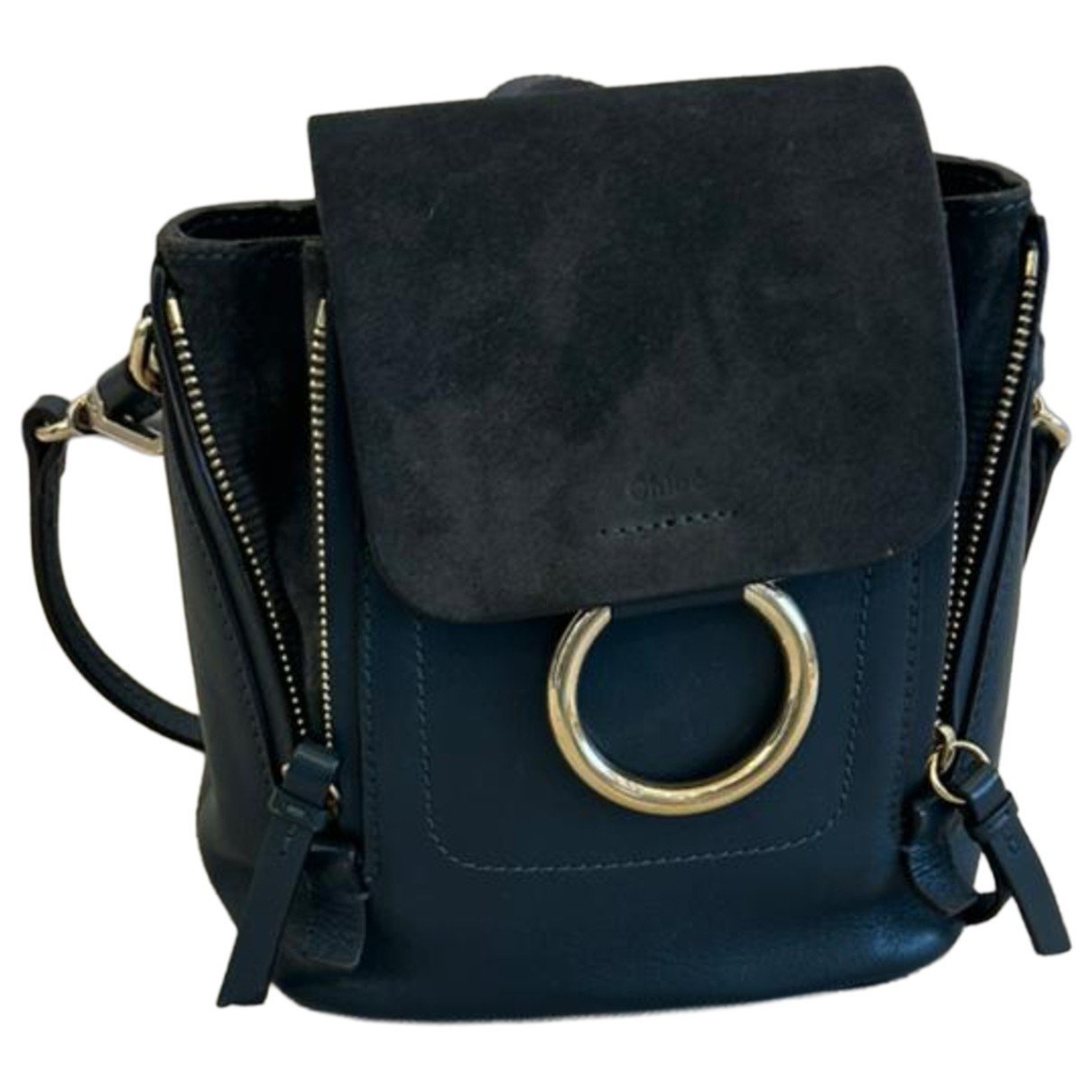 Leather backpack