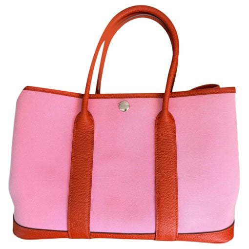 Garden Party leather handbag