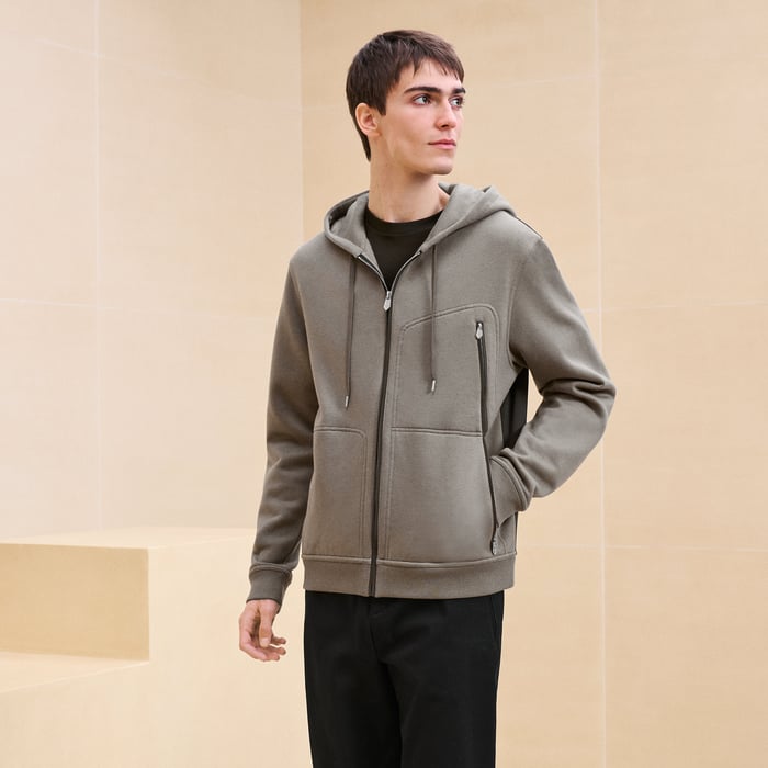 Tourbe Sport Capsule Zipped Hooded Sweater