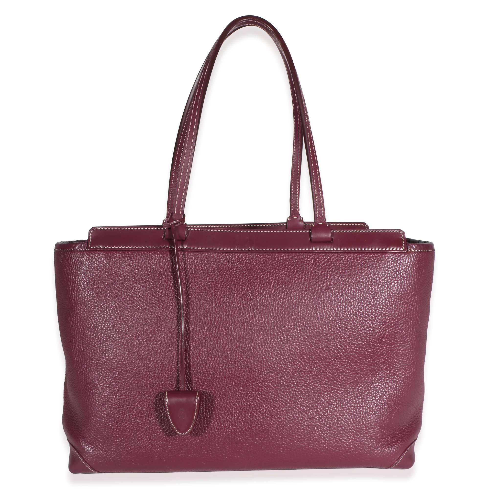 Leather tote